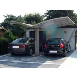 Ximax Carport Portoforte Typ 60 Y-Ausführung 555 x 543 cm mattbraun