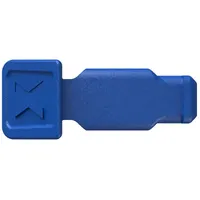 Knipex ColorCode Clips blau (10 Stück) 21 mm blau