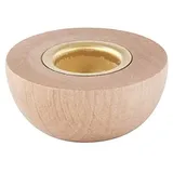 Rudolphs Schatzkiste Ersatzteile & Bastelbedarf Holztülle mit Messingeinsatz für Kerzen d=14mm Breite x Höhe x Tiefe 3,5 cmx1,5 cmx3,5 cm NEU Erzgebirge Kerzenhalter Teelichthalter