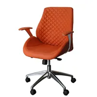Lüllmann 212624 Bürodrehstuhl Designer Drehstuhl Chefsessel Pantera orang ClassicCarSeat