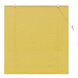 vidaXL Fensterjalousien Und -schattierungen Mit Vorhängen Gelb Bambus Vidaxl