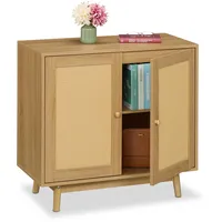 Relaxdays Sideboard, Sideboard 80 x 75 cm, Wohnzimmer, Küche,