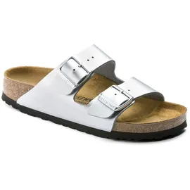 Birkenstock Arizona Birko-Flor silber 40