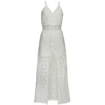 VIVANCE Spitzenkleid Sommerkleid Weiß 38