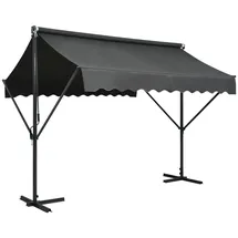vidaXL Freistehende Markise 500 x 300 cm anthrazit