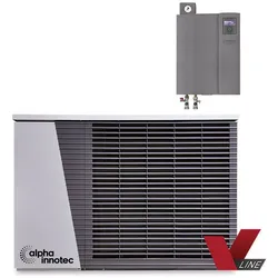 alira V-line - LWDV 91-1/3-HDV 9-1/3 bis 9 kW duale Luft/Wasser Wärmepumpe mit Hydraulikmodul