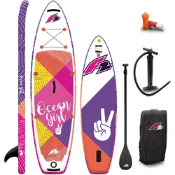 F2 Junior SUP Stand Up Paddle Board Ocean Girl  9'2''  Pink 2024 One Size