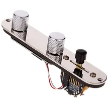 EMG - Electric Moving Green EMG T-System vorverdrahtetes Telecaster-Gitarren-Tonabnehmer-Set mit Kontrollplatte, Schwarz