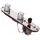 EMG - Electric Moving Green EMG T-System vorverdrahtetes Telecaster-Gitarren-Tonabnehmer-Set mit Kontrollplatte, Schwarz