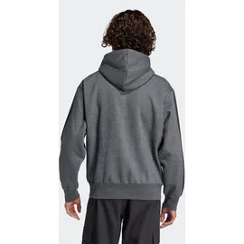 adidas Essentials 3-Streifen Kapuzenjacke Herren Dunkelgrau/Schwarz L