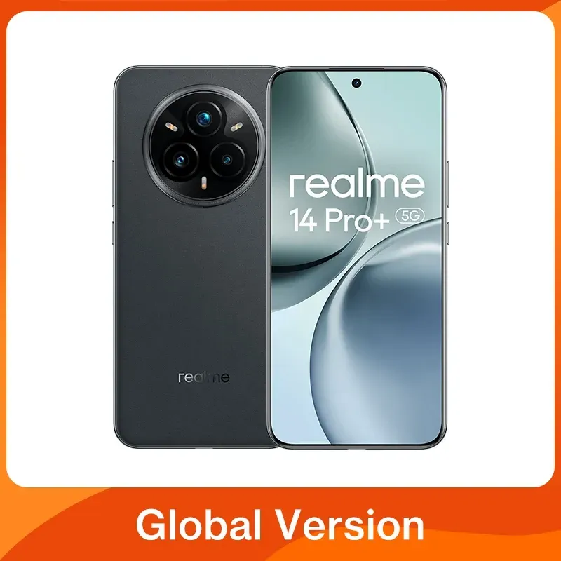 Globale Version realme 14 Pro Plus 5G Smartphone Sony 3X Periscope OIS Kamera Snapdragon7s Gen 3 80W SUPERVOOC Charge IP69
