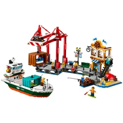 LEGO® City Hafen mit Frachtschiff