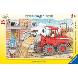 Rahmenpuzzle Ravensburger Mein Bagger 15 Teile