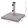 vidaXL Sonnenschirmständer Ständer Basis Quadrat 20kg