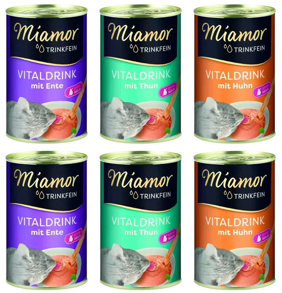 Miamor VitalDrink Geschmacksmischung 6x135ml (Rabatt für Stammkunden 3%)