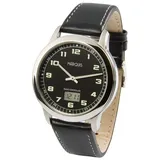 Herren Funkuhr (deutsches Funkwerk) Armbanduhr , fluoreszierende Zeiger 964.4903