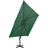 vidaXL Ampelschirm mit Lüftung 300 x 300 cm grün