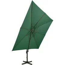vidaXL Ampelschirm mit Lüftung 300 x 300 cm grün