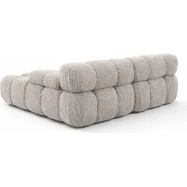 kaiser möbel Ecksofa L-form Mini modular, Bouclé-Stoff Abriamo, Beige, Links, Selia - Beige