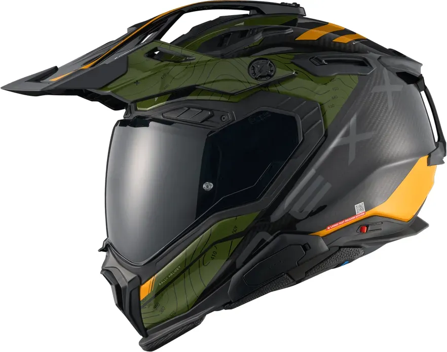 NEXX Helm X.WED3 FURKA CARBON Grün.Gelb - XL