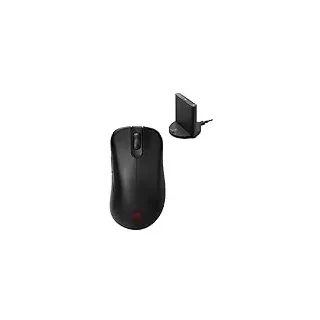 BenQ - Zowie EC1-CW Kabellose Ergonomische Esports Gaming Maus, Verbesserter Empfänger, Mausrad mit 24 Stufen, Ohne Treiber, Große Ausführung, Schwarz