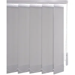 Lamellenvorhang »Vertikalanlage 127 mm«, (1 St.), 81424027-5 hellgrau