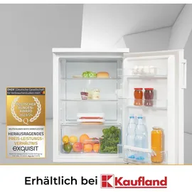 Exquisit KS16-V-H-010E Kühlschrank (133 l, 845 mm hoch, Weiß)