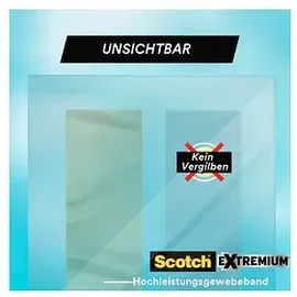 Scotch ExtremiumTM INVISIBLE Gewebeband transparent 48,0 mm x 25,0 m 1 Rolle