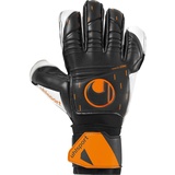 Uhlsport SPEED CONTACT SOFT FLEX FRAME Torwarthandschuhe Fußball schwarz/weiß/fluo orange Größe 4
