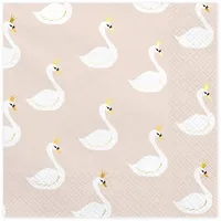 Partydeco SP33-58 Papierserviette Papier Beige 20 Stück(e)