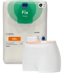 ABENA® Fix Pants Super Fixierhose, weiß 1999911818 , 1 Packung = 3 Stück, Größe XXL