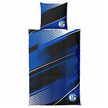 FC Schalke 04 Bettwäsche 2023 schwarz/blau 80