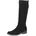 Hohe ohne Absatz Kniehoch Vegan Schwarz Black Stretch 37 5 EU