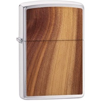 Zippo Woodchuck Brushed Chrome Sturmfeuerzeug