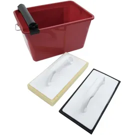 Connex Fliesen-Waschset 12 L rot
