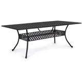 BIZZOTTO Gartentisch »Ivrea«, aus Aluminium, Rechteckig, 213x107 cm, Anthrazit