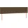 vidaXL Boxspringbett mit Matratze & LED Dunkelbraun 180x200 cm Stoff