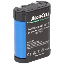 AccuCell Akku passend für 2CR5 Li-Ion Akku Typ 2-CR5, 2CR5M 1 Stück ohne Ladegerät
