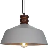Paco Home KUTTER 1-flg. Ø 34,5 cm rund grau-blau Beton