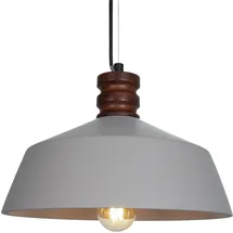 Paco Home KUTTER 1-flg. Ø 34,5 cm rund grau-blau Beton