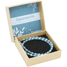 Jojo Aquamarin Saphira Edelsteinkette