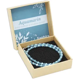 Jojo Aquamarin Saphira Edelsteinkette