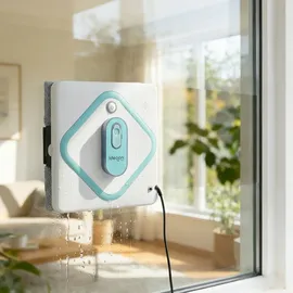 ideoon Smarter AI Fensterputzroboter Blau/Weiß