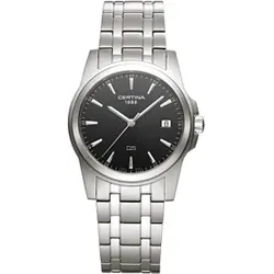 Certina Herren Quarz Kollektion DS Tradition C260.7195.42.61 - schwarz,silber - 37mm