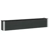 vidaXL Hochbeet 200 x 30 x 36 cm Schwarz