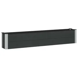 vidaXL Hochbeet 200 x 30 x 36 cm Schwarz