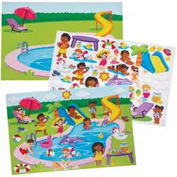 Sticker Set Freibad (pro Set 4)