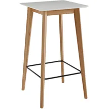 Wohnling Bartisch 60 x 110 x 60 cm Weiß/Eiche