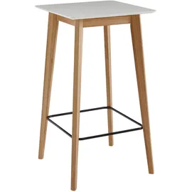 Wohnling Bartisch 60 x 110 x 60 cm Weiß/Eiche