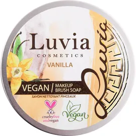 Luvia Cosmetics Brush Soap Reinigungsseife für Kosmetikpinsel mit Duft Vanilla 100 g